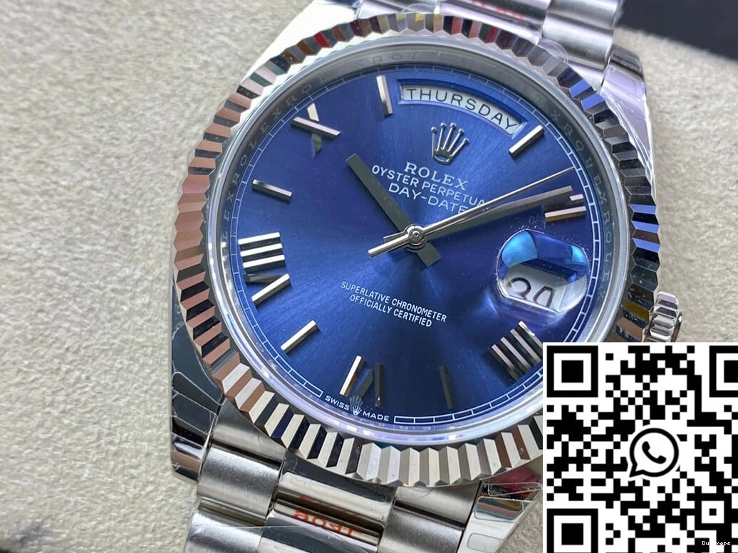 EW Blue M228236-0007 Rolex Dial Day Factory Date 0124
